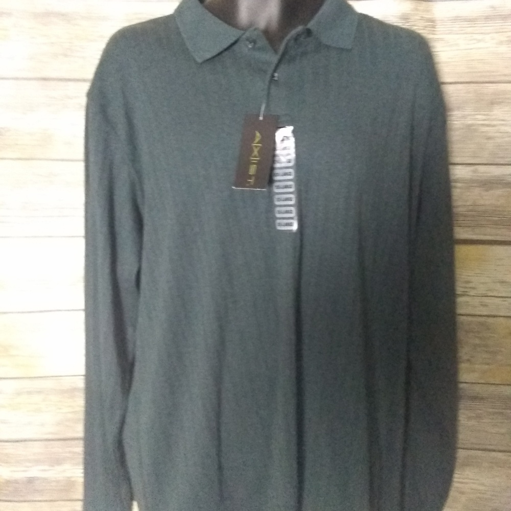 Axis Mens Long Sleeve Polo Shirt
